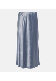 Alessio satin midi skirt