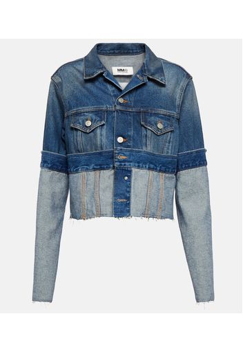 Cropped denim jacket