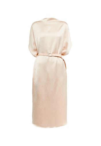 Satin midi dress