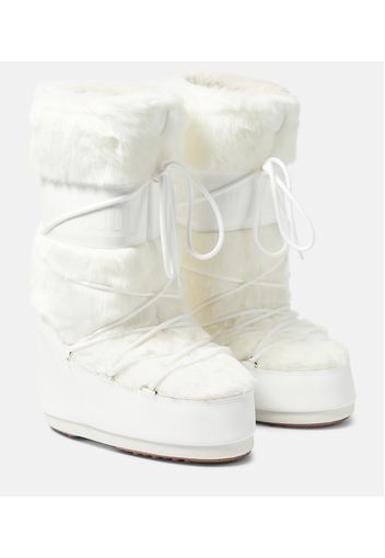 Icon faux fur-trimmed snow boots