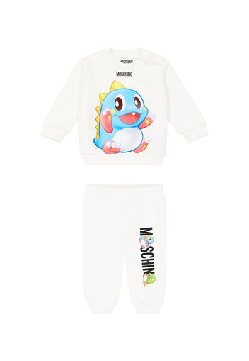 Baby printed cotton jersey tracksuit