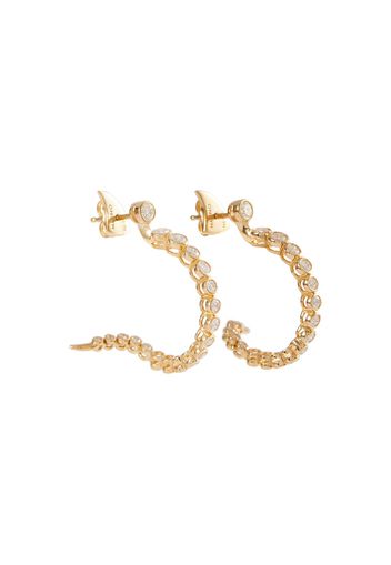 Continuum 14kt yellow gold earrings with diamonds