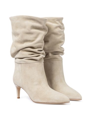 Slouchy suede boots