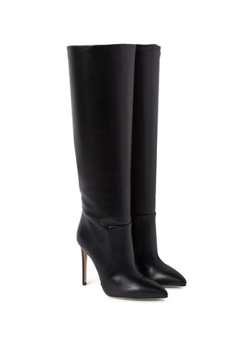 Leather knee-high boots