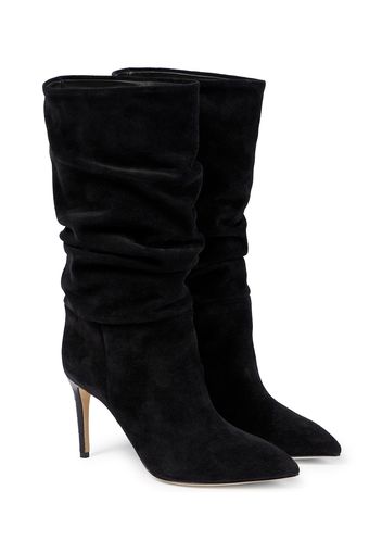 Slouchy suede boots