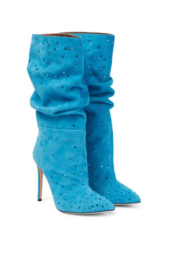 Holly embellished suede boots