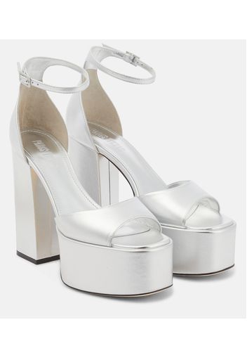 Tatiana leather platform sandals