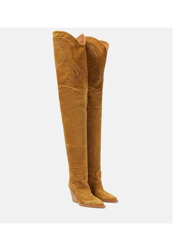 Holly Dakota suede over-the-knee boots