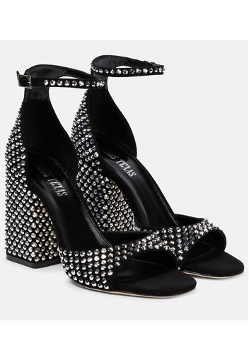 Holly Fiona embellished suede sandals