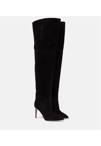 Suede over-the-knee boots