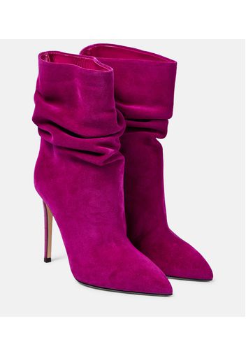 Slouchy suede ankle boots