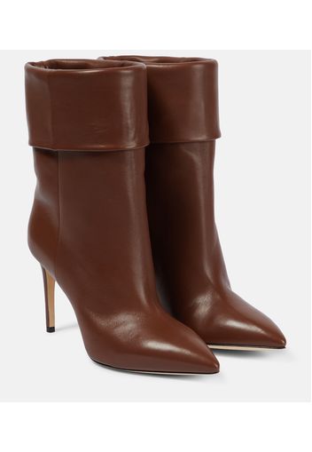 Leather ankle boots