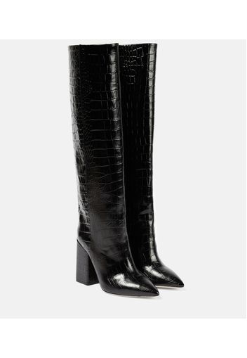 Anja leather knee-high boots