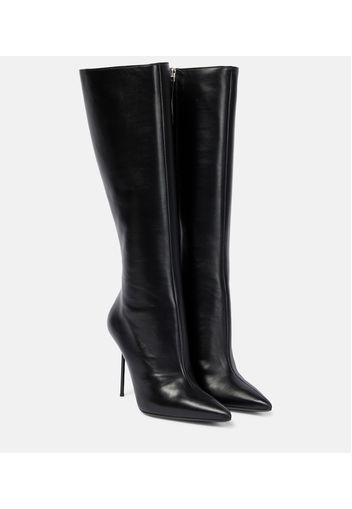 Lidia leather knee-high boots