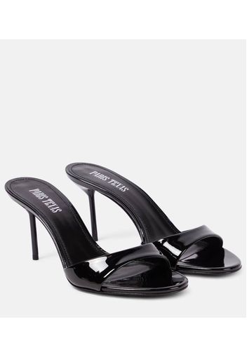 Lidia 70 patent leather mules