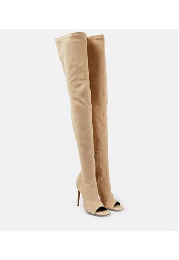 Amanda suede over-the-knee boots