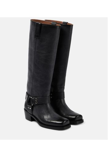 Roxy leather knee-high boots