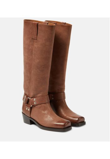 Roxy leather knee-high boots