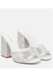 Holly Anja embellished suede mules