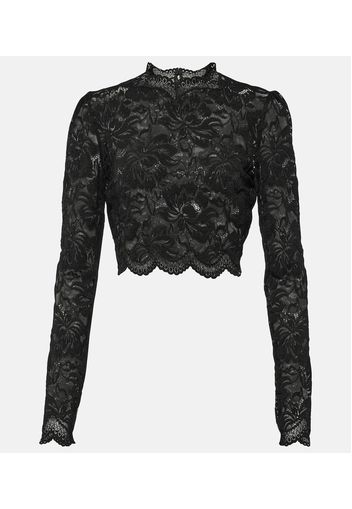 Floral lace top