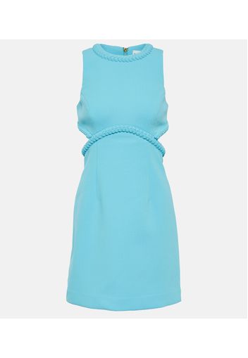 Michelle cutout crÃªpe minidress