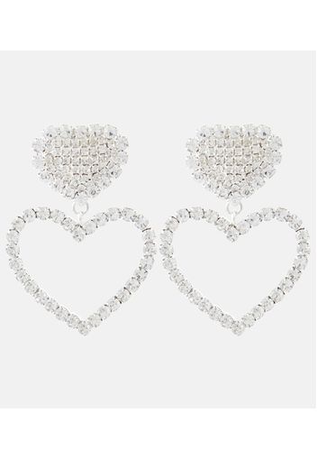 Mariella  crystal-embellished earrings