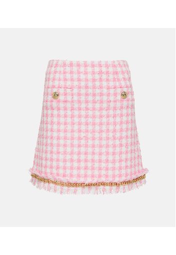 Gabrielle houndstooth miniskirt