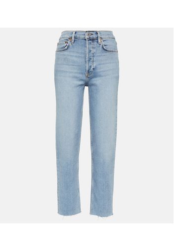 70s Stove Pipe high-rise straight jeans