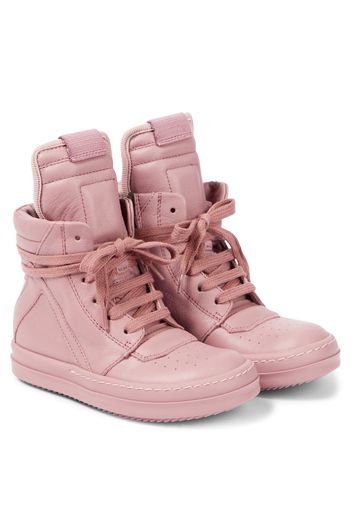 Geobasket leather high-top sneakers