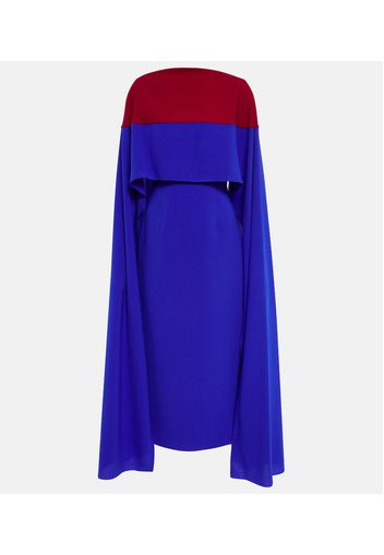 Elina cape midi dress