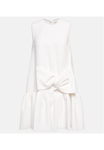 Bridal Arana crÃªpe minidress