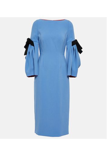 Venturi crÃªpe midi dress