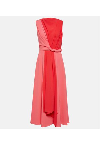 Parsa asymmetrical crÃªpe maxi dress