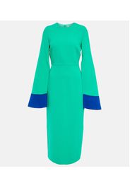 Wool midi dress