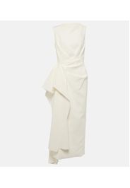 Calatrava crÃªpe midi dress