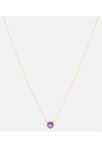 Honor's Lilac Heart 14kt gold necklace with amethyst