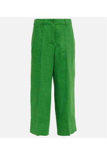 Rebecca cropped linen pants