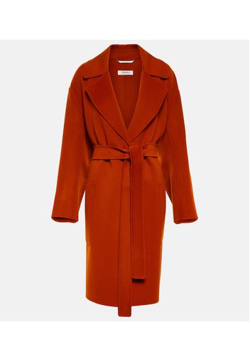 Paris belted virgin wool coat