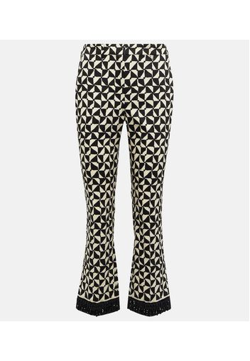 Nereo printed cropped pants