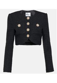 Cropped bouclÃ© jacket