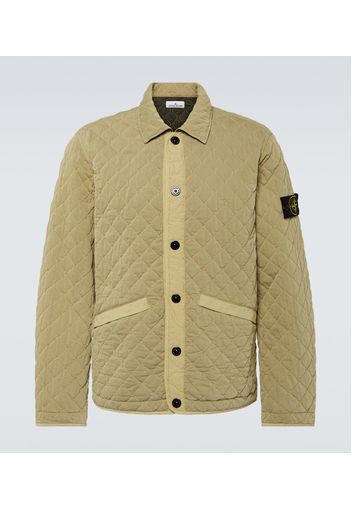 Cotton-blend quilted jacket