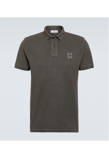 Compass cotton piquÃ© polo shirt