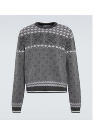 Jacquard merino wool sweater