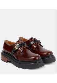 Leather Derby shoes