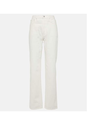 High-rise straight jeans