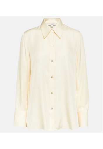 Silk-blend shirt