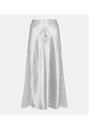 Satin slip skirt