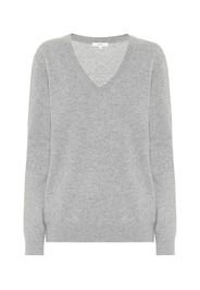 V-neck cashmere sweater