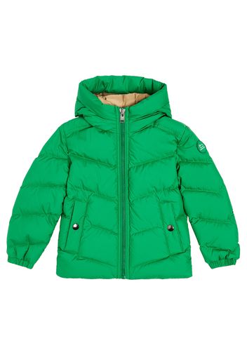 Authentic quilted down jacket