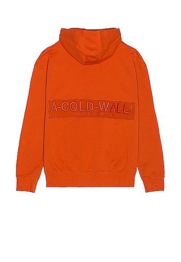 A-COLD-WALL* Logo Embroidery Hoodie in Red